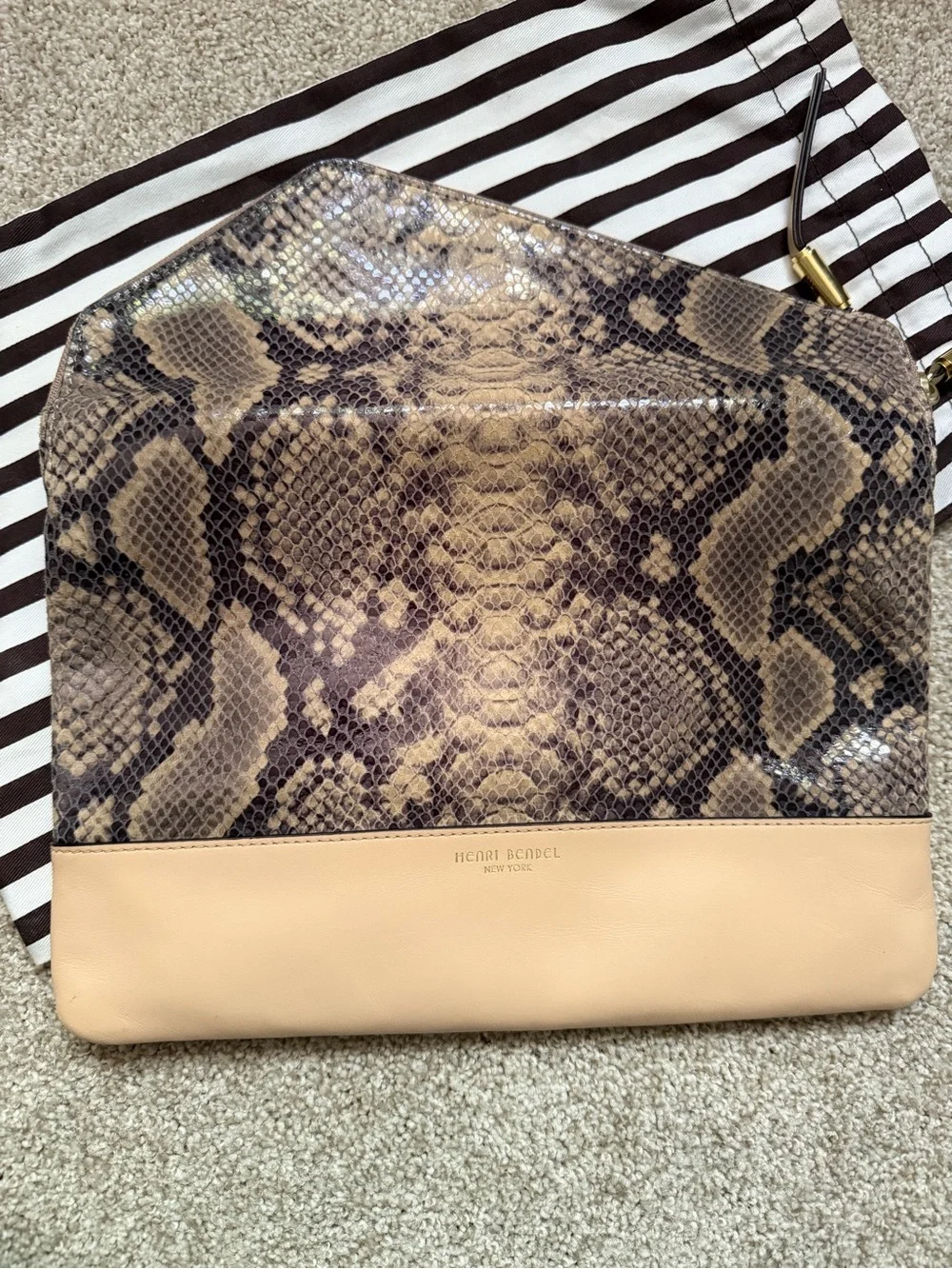 henri bendel leather strap